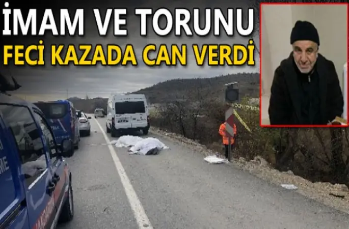 İmam Emin Balıkçı  ve Torunları Trafik Kazasında Hayatlarını Kaybettiler