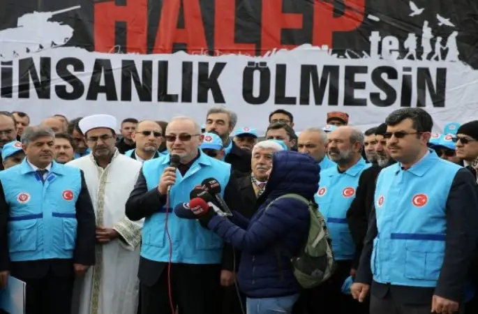 Halepte İnsanlık Ölmesin’ yardım TIR’ları sayısı 125'e ulaştı