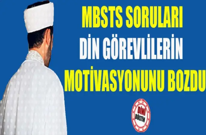 Sınav İmamların Motivasyonu bozuldu