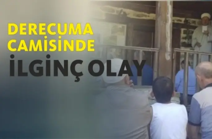 Cami Kilitli Kaldı, İmam Avluda Namaz Kıldırdı