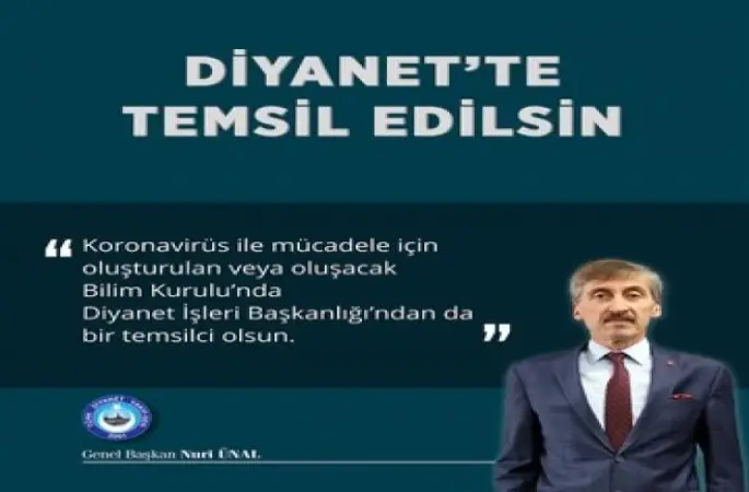 DİYANET DE TEMSİL EDİLSİN