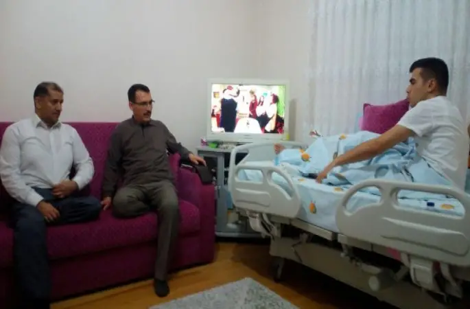 Sinop Müftüsü Çelik'in Yaralı Askeri Ziyareti