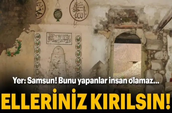 3 asırlık bina defineciler tarafından talan edildi