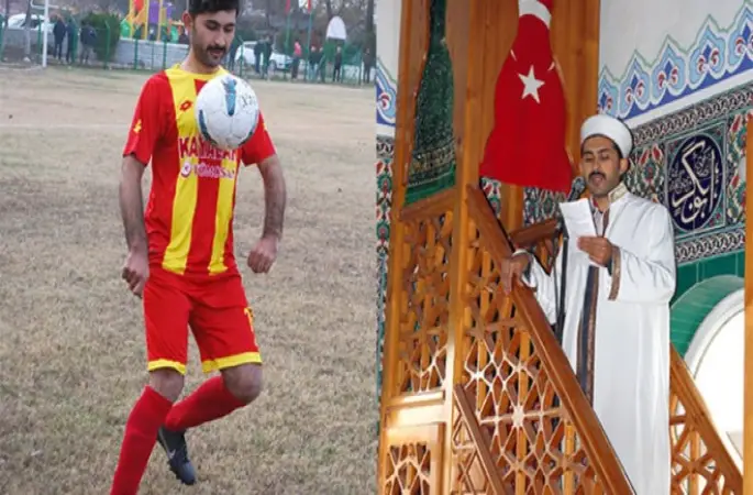 Hem imam hem de lisanslı futbolcu!