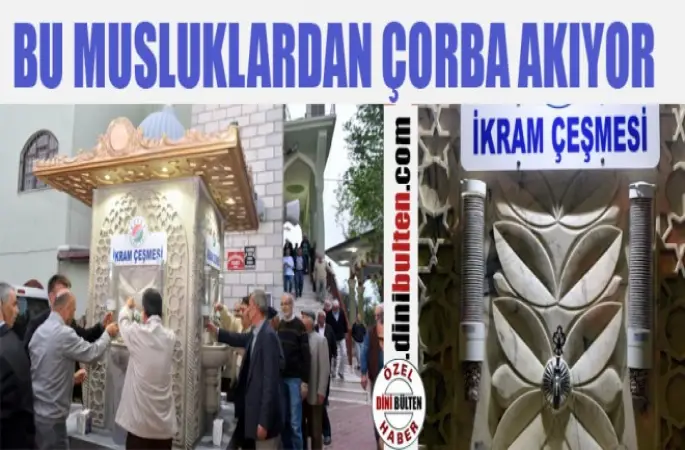 Kepez'de,Musluklarından çorba akıyor