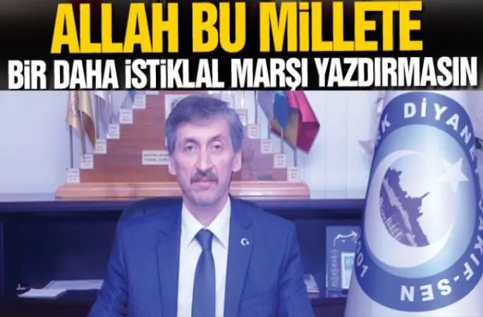 Genel Başkan Ünal,Yüce Allah Bir Daha İstiklal Marşı Yazdırmasın.