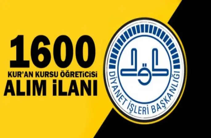 Geçici Kuran Kursu Öğreticisi Alım İlanı
