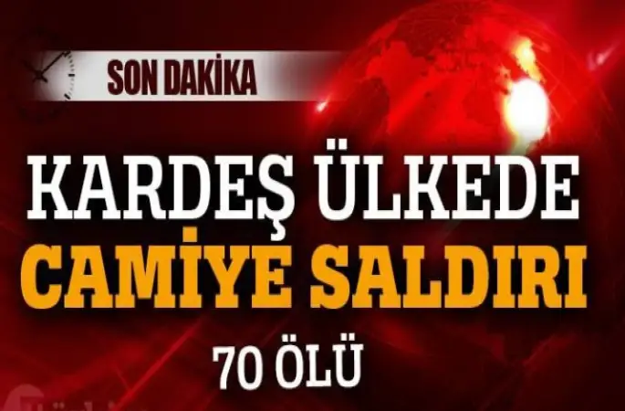 Camiye bombalı saldırı,70 ölü