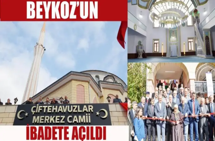 Beykoz'da Mevlüt Meryem Özer Camisi, ibadete açıldı