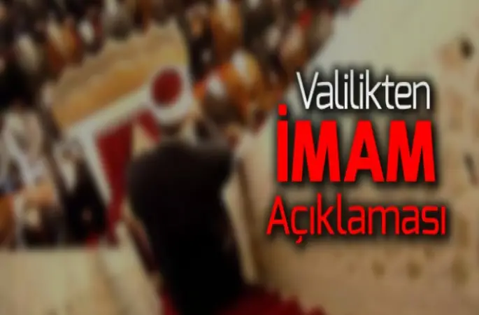 Karabük Valiliğinden 'imam' açıklaması