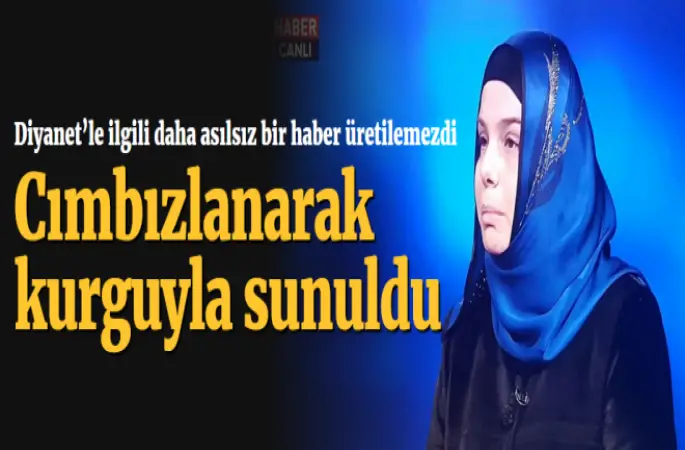 Martı,Diyanet’le ilgili daha asılsız bir haber üretilemezdi