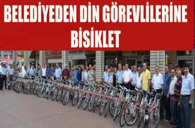 Belediyeden İmamlara Bisiklet...