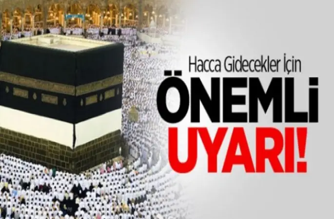 Müftü Çekin'den Hac Kaydı Uyarısı