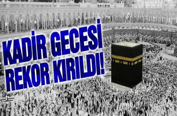 Türkler Kadir Gecesi için Umre Rekoru Kırdı