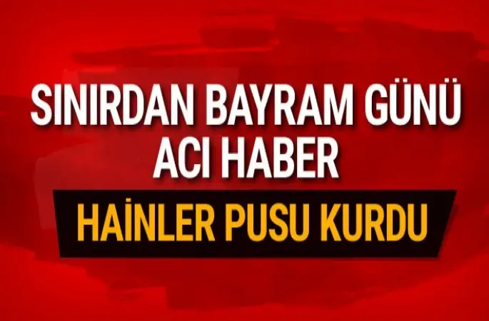 Elazığ'da çatışma çıktı,1 şehit