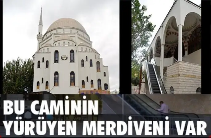 Camiye Yürüyen Merdiven