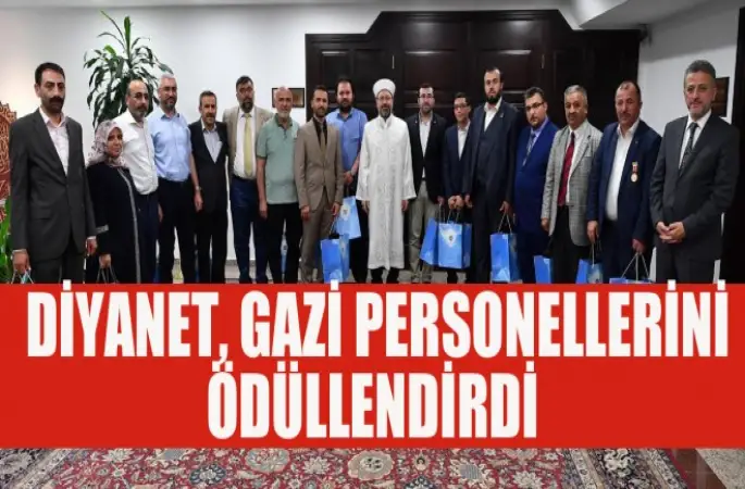 Diyanet,Gazi Personellerini Ödüllendirdi.