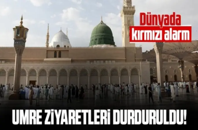 Suudi Arabistan, tüm umre ziyaretlerini durdurdu