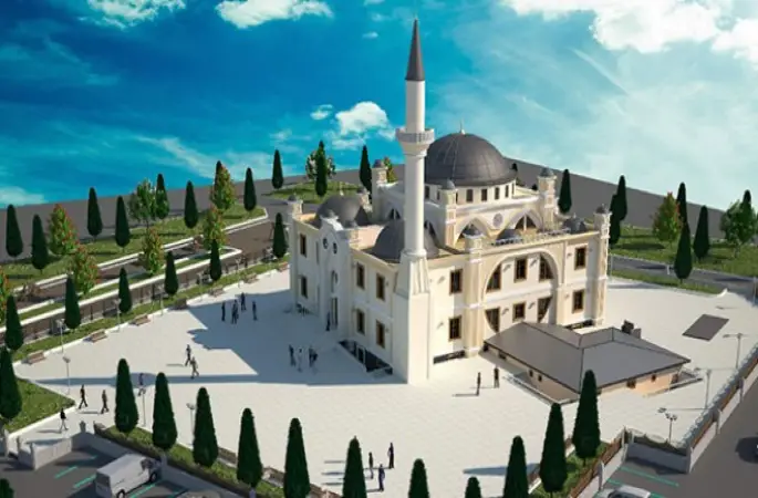 Çumra'da Pir Esad Camisi’nin temeli atıldı