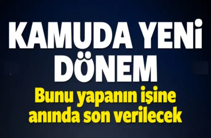 Memurluğa yeni düzen