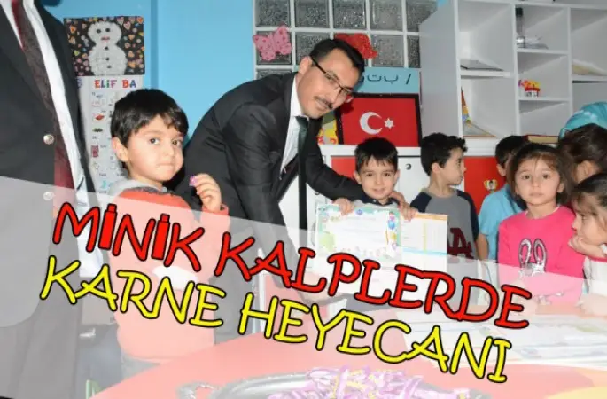 Minik Kalplerde Karne Heyecanı