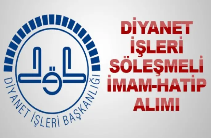 Diyanet 550 sözleşmeli imam alımı