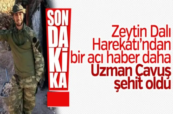 Afrin'de 3. acı haber, 1 şehit!
