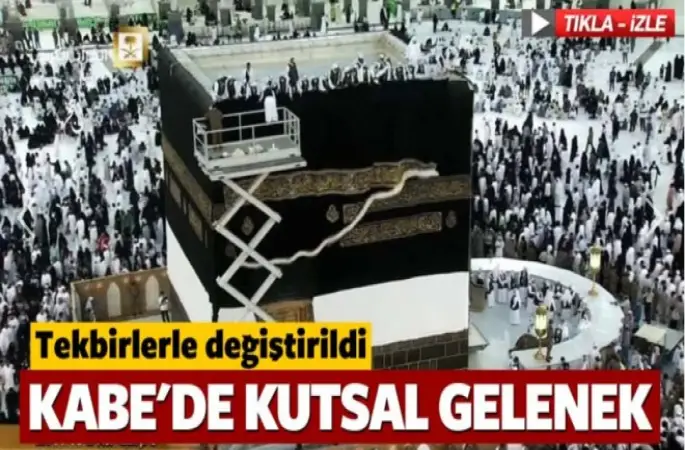 Kabe'nin örtüsü değiştirildi