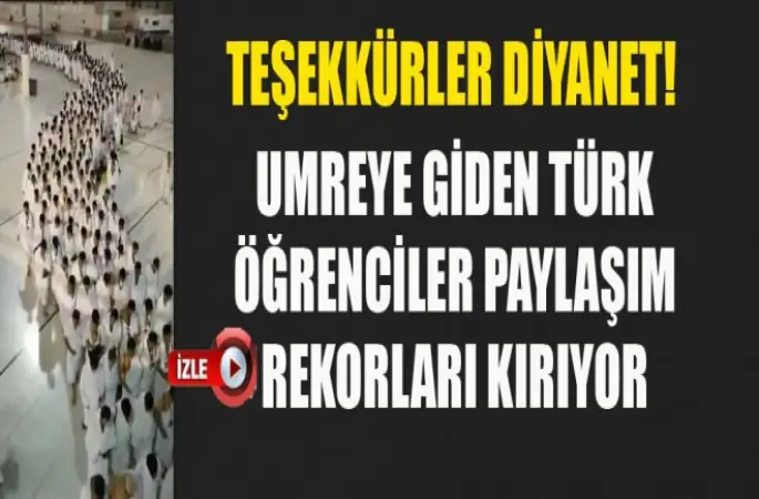 Umreye Giden Türk Öğrenciler Paylaşım Rekorları Kırıyor