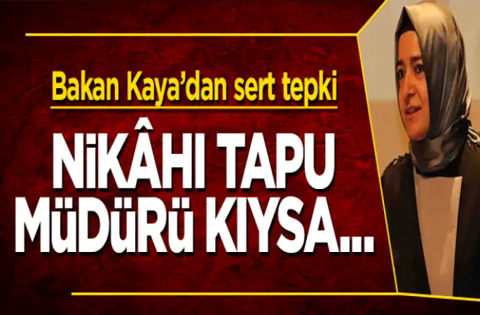 Bakan Betül Sayan Kaya'dan,müftülere nikah kıyma yetkisine destek