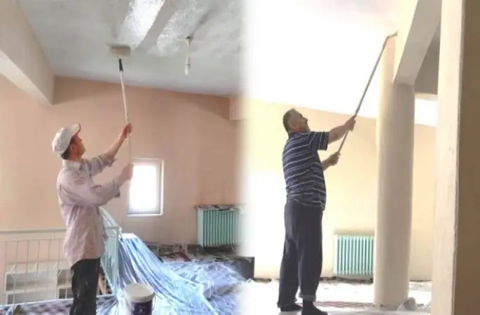 Boya cemaatten, işçilik imam ve müezzinden