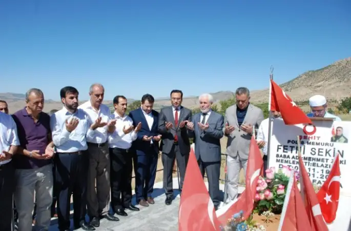 Müftüler Şehit Sekin'in Kabrini Ziyaret Etti