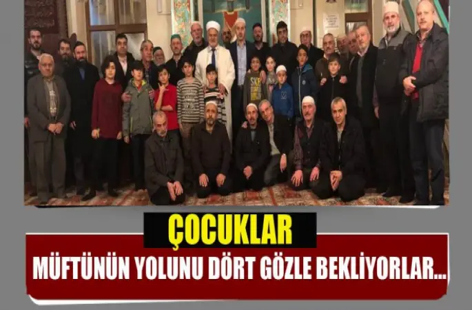 Müftü Aydın, Çocukların Gönüllerine dokunmaya devam ediyor…