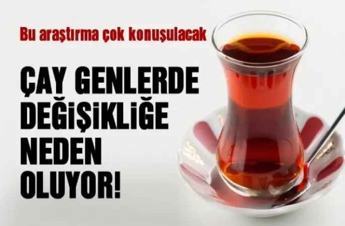 Çay Tüketimi Genetik Değişikliklere Neden Oluyor!