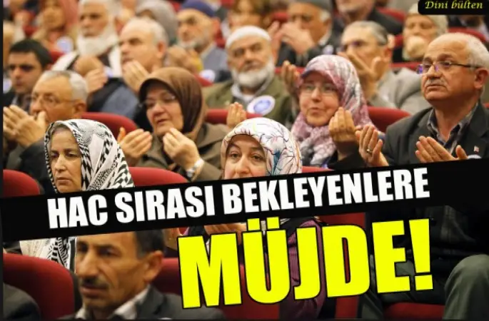 Hacı Adaylarına müjde!