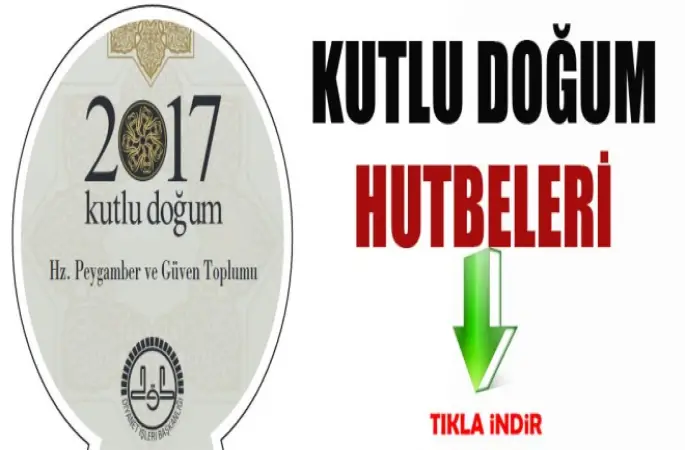 Kutlu Doğum Hutbeleri