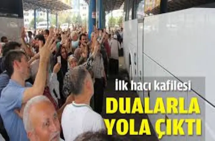 İlk hacı kafilesi yola çıktı