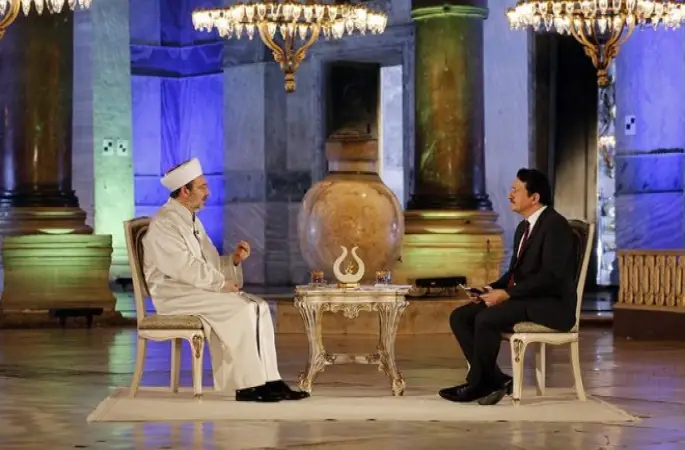 Kadir Gecesi Ayasofya’da Kur’an tilaveti