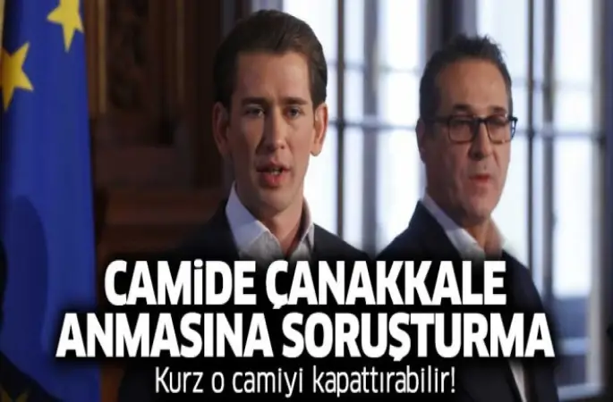 Avusturya polisinden 'camide Çanakkale anma etkinliğine' soruşturma