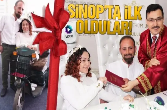 Engelli Çiftin Nikahını Müftü Çelik kıydı