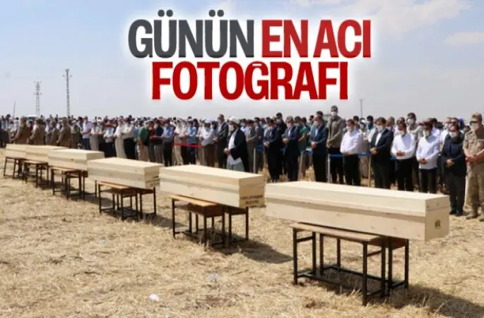 Konya'daki kazada ölen 7 kişi Şanlıurfa'da defnedildi