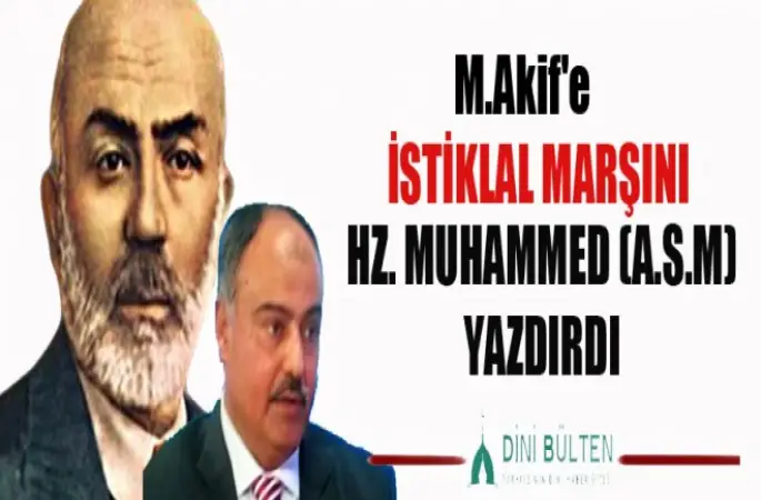Başkan Çopursuz,Akif'e İstiklal Marşını Hz. Muhammed (S.A.V) Yazdırdı