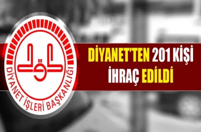 Diyanet'ten 201 Kişi İhraç edildi