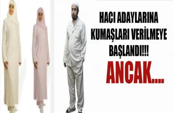 Hacı Adaylarına Kumaşları Verilmeye Başlandı!!!