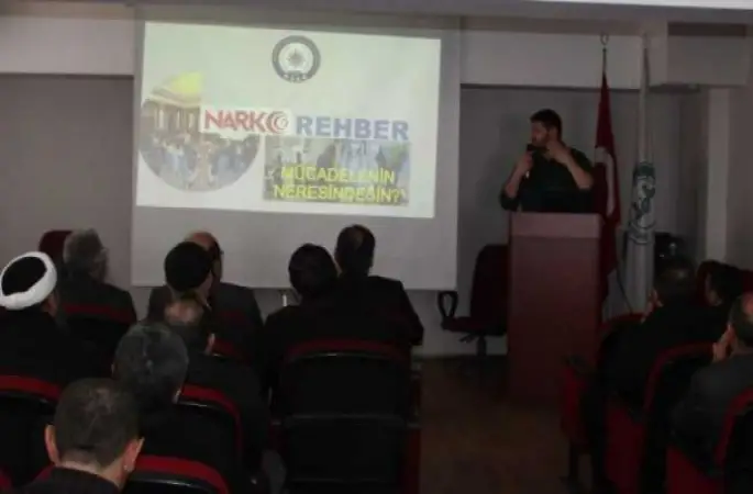 Kars’ta,Müftülük çalışanlarına uyuşturucu ile mücadele eğitimi verildi