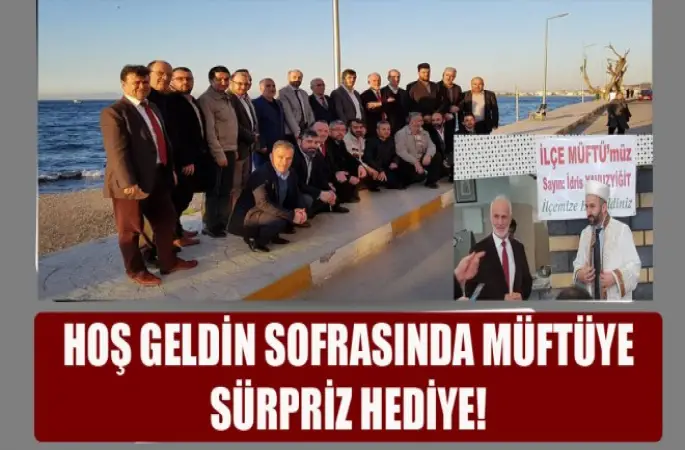 İmamlardan Müftüye Sürpriz hediye!