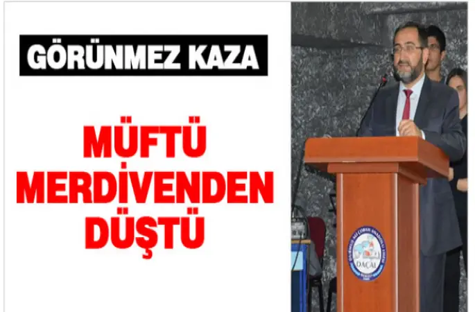 Müftü Talat Özmet, Merdivenden düştü, kolu kırıldı
