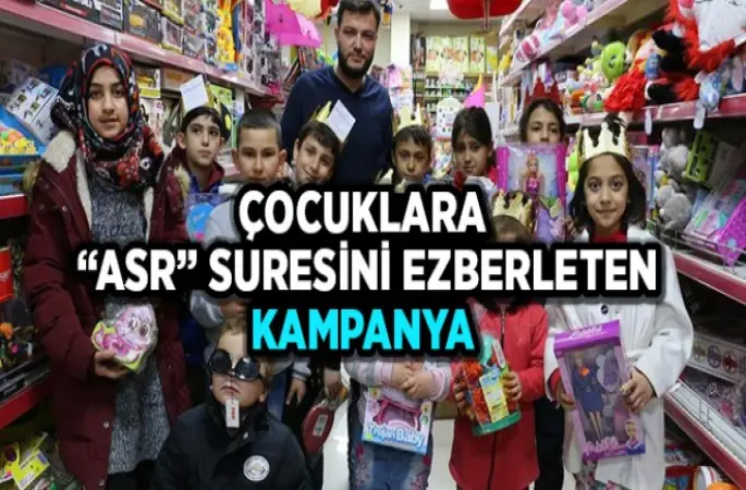 Çocuklara Kur’an’ı sevdiren oyuncakçı