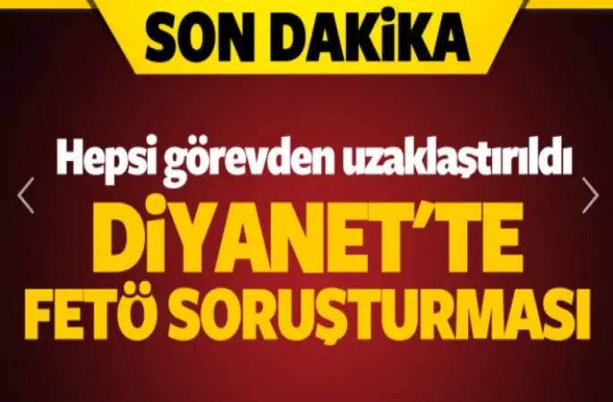 Diyanet,3.672 Personeli görevin uzaklaştırıldı