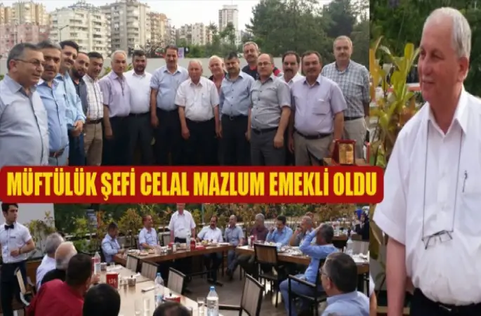 Müftülük Şefi Celal Mazlum Emekli Oldu